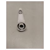 Window Handle Crank Replace H 3966 & H 4106, 3/8 Spline Crank Window Handle, Casement Window Crank Handle of Smooth 360-Degree Operation, White Color
