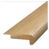 APPEARS NEW - Project Source Vinyl Stair Nose Molding - Wheat Patel, 78 3/4 / 2M
