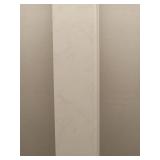 Quartz/Solid Surface Like Material With Beveled Edges Backsplash, 34 1/4L x 3 1/8" W x 3/4" Thick