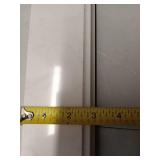 Quartz/Solid Surface Like Material With Beveled Edges Backsplash, 34 1/4L x 3 1/8" W x 3/4" Thick