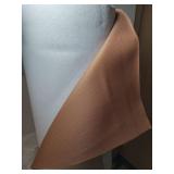 Coppery-Brown Vinyl Fabric Roll With Felt Backing,  55 3/8 Wide, Unknown Length