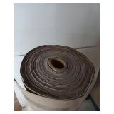 Coppery-Brown Vinyl Fabric Roll With Felt Backing,  55 3/8 Wide, Unknown Length