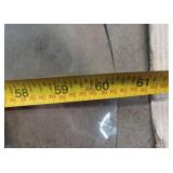 Thick, Clear, Vinyl Roll 36 1/8 x 60 1/4"