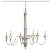 APPEARS NEW - Forty West Designs: Sasha 6-Lt Chandelier  - Retail: $335