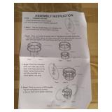 Brushed Nickel Crystal Orb 6-light Chandelier  - Retail: $299