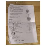 Brushed Nickel Crystal Orb 6-light Chandelier  - Retail: $299