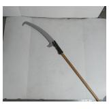 Tree Pruner Pole Saw with Wooden Pole (80 Length)