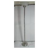 Modern Brushed Nickel Torchiere Floor Lamp (71 Height)