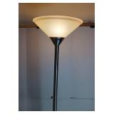 Modern Brushed Nickel Torchiere Floor Lamp (71 Height)
