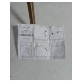 Ivilon Tension Curtain Rod - Spring Tension Rod for Windows or Shower, 24 to 36 Inch. Warm Gold