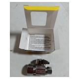 APPEARS NEW - BrassCraft 1/2 in. Compression outlets X 3/8 in. Compression Brass Shut-Off Valve (6 Pack)