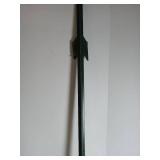 1-3/4 in. x 3-1/2 in. x 6 ft. Green Steel Fence T-Post with Anchor Plate