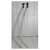 RubbermaidÂ® Snap-On Wood Dust Mop Handle - 60, Natural (2 Pack)