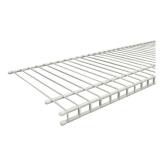APPEARS NEW - ClosetMaid SuperSlide 96 in. W x 12 in. D White Ventilated Wire Shelf