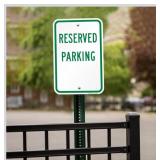 Standard U-Channel Sign Post, 2.25 inch Wide, Baked Enamel Steel, Pre-Drilled Holes, Rustproof (73/2 Pack)