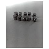 APPEARS NEW - 10pcs LED Mini Lights, Small Led Lights for Dollhouse Silver Plastic Battery Included Doll House Electric Lights for Paper Lantern Party Decoration Crafts Dollhouse Accessories