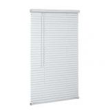Lotus & Windoware Cordless 1" Vinyl Mini Blinds White (30"X48") - Set of 12