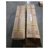 Lotus & Windoware Cordless 1" Vinyl Mini Blinds White (30"X48") - Set of 12