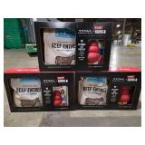 Vital Essentials Freeze-Dried Raw Beef Dog Food with Large Kong Toy - Set of 3