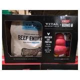 Vital Essentials Freeze-Dried Raw Beef Dog Food with Large Kong Toy - Set of 3