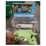 Bulk Lot of Outdoor Items - LED String Lights and Planters