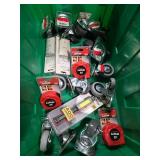 Mixed Hardware and Tools Lot Including Fixed Lense Welding Helmet