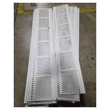 Genova Products 85470 3ft Plastic Screen Gutter Cover White - Set of 23