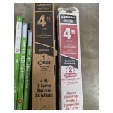 Lot of LED and Fluorescent Light Fixtures