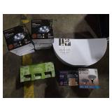 Moonrays Solar LED Path Lights Bundle with Planters