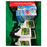 Mixed Lot - Pool Float, Weed Killer, and Dog Food