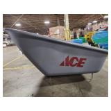 ACE Steel Single Wheel Wheelbarrow Bucket 6 cu. ft.