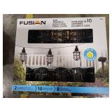 Fusion 10-Piece Solar Cage String Lights