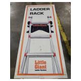Little Giant Plastic Polymer Black Ladder Wall Rack