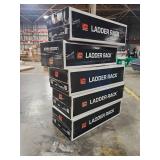 Little Giant Plastic Polymer Black Ladder Wall Rack