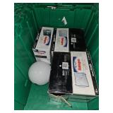 Home Improvement Hardware Lot with Security Lights