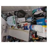 Mixed Lot with 12-Drawer Rolling Storage Cart, SpeedFinish Supplies, Paint and More!