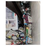 Mixed Lot with 12-Drawer Rolling Storage Cart, SpeedFinish Supplies, Paint and More!