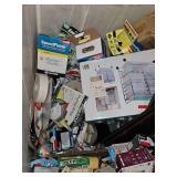 Mixed Lot with 12-Drawer Rolling Storage Cart, SpeedFinish Supplies, Paint and More!