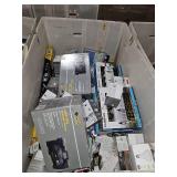 Bulk Lot of Mixed Light Fixtures, Electrical Supplies, 18V Garden Pump and More!