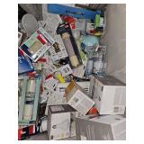 Bulk Lot of Mixed Light Fixtures, Electrical Supplies, 18V Garden Pump and More!