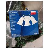 Mixed Lot Of Various Items - Wreaths, Ornaments, Lights, and More!