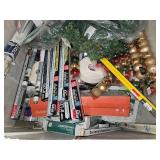 Mixed Lot Of Various Items - Wreaths, Ornaments, Lights, and More!