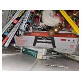 Mixed Lot Of Various Items - Wreaths, Ornaments, Lights, and More!