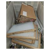Mixed Lot of Home Supplies and HVAC Air Filters