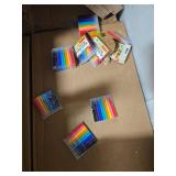 Bulk Lot of HVAC Air Filters and Rainbow Markers