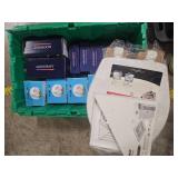 Bathroom Fixture Bundle - Moonrays Solar Lights and White Toilet Seat