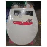 Bathroom Fixture Bundle - Moonrays Solar Lights and White Toilet Seat