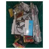 Assorted Lot - Towel Ring, Deadbolt Latch, Self Close  Drawer Sliders