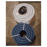 Swimming Pool Vacuum Hose Set - White and Blue