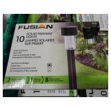 Fusion Solar Pathway Lights - Set of 10
